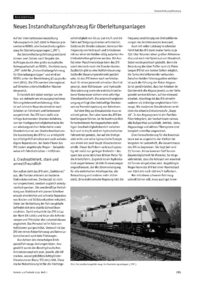Neues Instandhaltungsfahrzeug f&uuml;r Oberleitungsanlagen