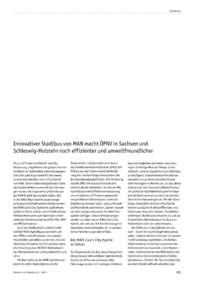Innovativer Stadtbus von MAN macht &Ouml;PNV in Sachsen und Schleswig-Holstein noch effizienter und umweltfreundlicher
