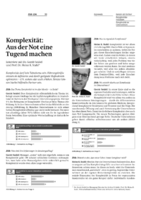 Komplexit&auml;t: Aus der Not eine Tugend machen