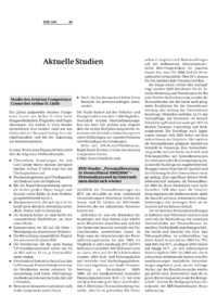Aktuelle Studien