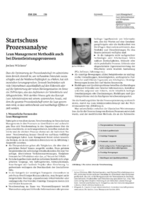 Startschuss Prozessanalyse