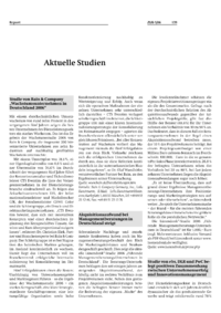 Aktuelle Studien