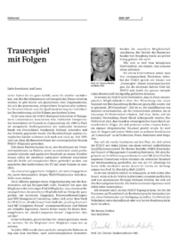 Trauerspiel mit Folgen