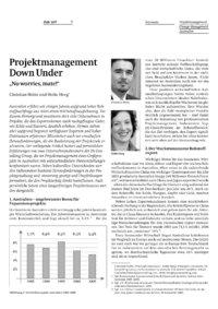Projektmanagement Down Under