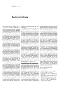 Rechtsprechung