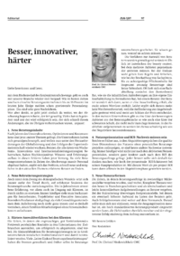 Besser, innovativer, h&auml;rter