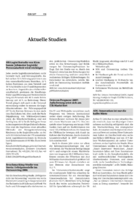 Aktuelle Studien