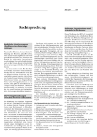 Rechtsprechung 