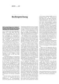 Rechtsprechung 