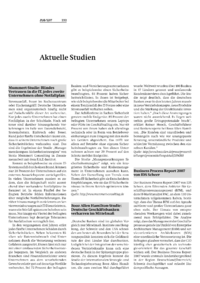 Aktuelle Studien