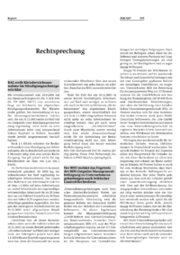 Rechtsprechung