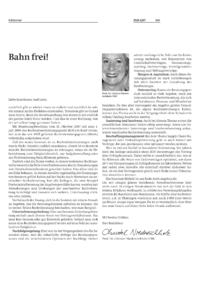 Bahn frei!