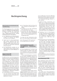 Rechtsprechung 