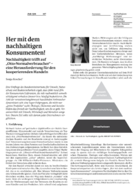 Her mit dem nachhaltigen Konsumenten!