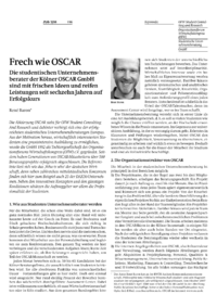 Frech wie OSCAR