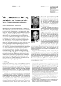 Vertrauensmarketing