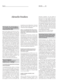 Aktuelle Studien 
