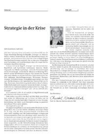 Strategie in der Krise