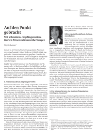 Auf den Punkt gebracht