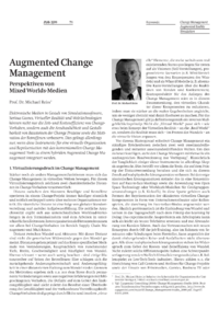 Augmented Change Management