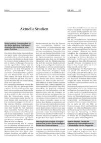 Aktuelle Studien 