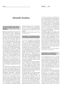 Aktuelle Studien