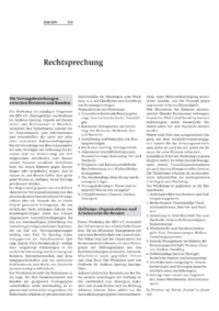 Rechstprechung