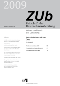 Jahresinhaltsverzeichnis 2009