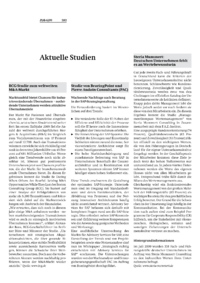 Aktuelle Studien