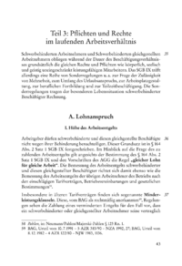Dokument Pflichten und Rechte im laufenden Arbeitsverhältnis