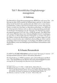 Dokument Betriebliches Eingliederungsmanagement