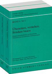 Übersetzen, verstehen, Brücken bauen – Geisteswissenschaftliches und literarisches Übersetzen im internationalen Kulturaustausch Übersetzen, verstehen, Brücken bauen – Geisteswissenschaftliches und literarisches Übersetzen im internationalen Kulturaustausch