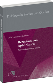 Rezeption von Aphorismen – Eine textlinguistische Studie Rezeption von Aphorismen – Eine textlinguistische Studie