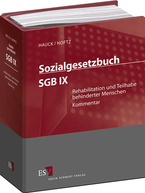Sozialgesetzbuch (SGB) IX Rehabilitation und Teilhabe behinderter