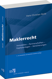 Maklerrecht – Immobilien – Partnerschaften – Kapitalanlagen – Versicherungen Maklerrecht – Immobilien – Partnerschaften – Kapitalanlagen – Versicherungen