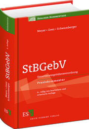 StBGebV &ndash; Steuerberatergeb�hrenverordnung
Praxiskommentar