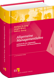 Allgemeine Managementlehre &ndash; Lehrbuch f�r die angewandte Unternehmens- und Personalf�hrung