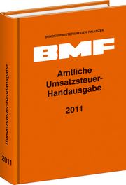 Amtliche Umsatzsteuer-Handausgabe 2011 – Amtliche Umsatzsteuer-Handausgabe 2011 –