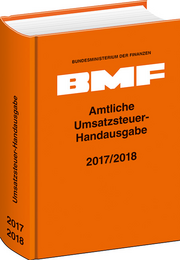 Amtliche Umsatzsteuer-Handausgabe 2017/2018 –