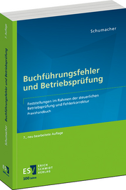 Buchführungsfehler und Betriebsprüfung – Feststellungen im Rahmen der steuerlichen Betriebsprüfung und Fehlerkorrektur
Praxishandbuch