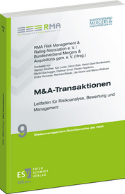 M&A-Transaktionen – Leitfaden für Risikoanalyse, Bewertung und Management