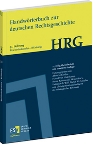 Handwörterbuch zur deutschen Rechtsgeschichte (HRG) – Lieferungsbezug –
Lieferung 32: Reichsvizekanzler–Richtsteig –