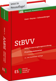 StBVV – Steuerberatervergütungsverordnung
Praxiskommentar