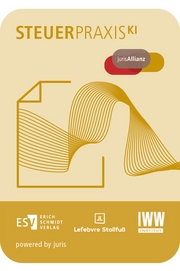 juris SteuerPraxis KI - Jahresabonnement – partnered by Erich Schmidt Verlag | IWW Institut | Stollfuß Verlag powered by juris