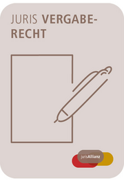 juris Vergaberecht - Jahresabonnement – partnered by De Gruyter | dfv Mediengruppe | Erich Schmidt Verlag | Kohlhammer | Reguvis Fachmedien | Verlag Dr. Otto Schmidt