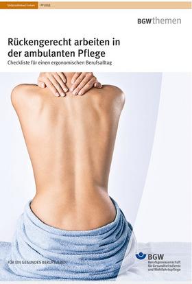 BGW-Checkliste für ergonomisches Arbeiten in der ambulanten Pflege