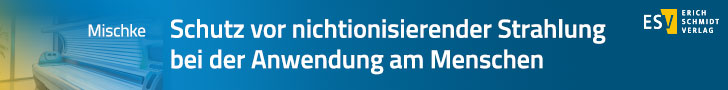 Mischke, Schutz vor nichtionisierender Strahlung bei der Anwendung am Menschen