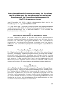 Dokument Verordnung über die Zusammensetzung, die Bestellung der Mitglieder und das Verfahren des Beirats bei der Bundesanstalt für Finanzdienstleistungsaufsicht (WpÜG-Beiratsverordnung)