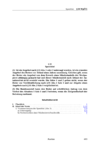 Dokument &sect; 26 Sperrfrist