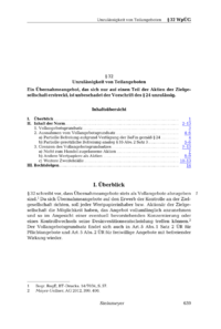 Dokument § 32 Unzulässigkeit von Teilangeboten